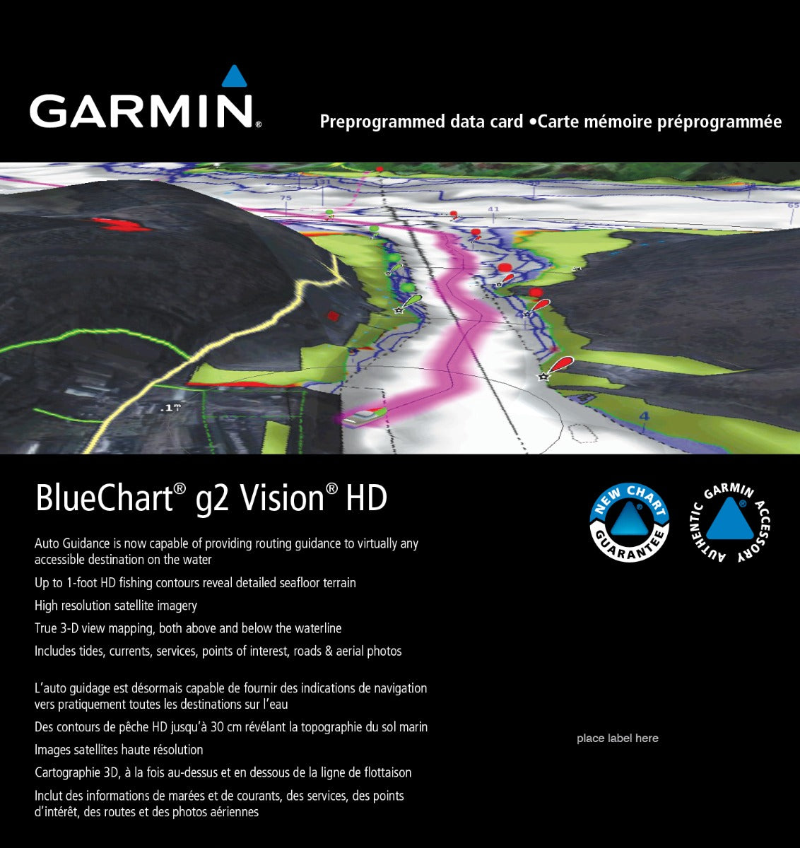 Garmin Red Sea Coastal Charts BlueChart g3 Vision | VAW451S | microSD/SD by Garmin