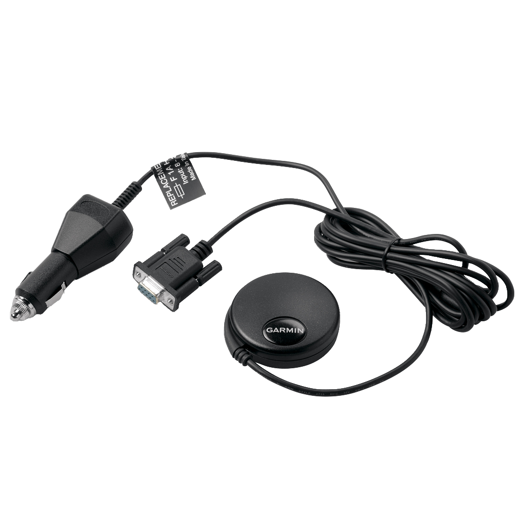 Garmin GPS 18x LVC GPS receiver with 5m cable, car power plug and DB9 serial connector