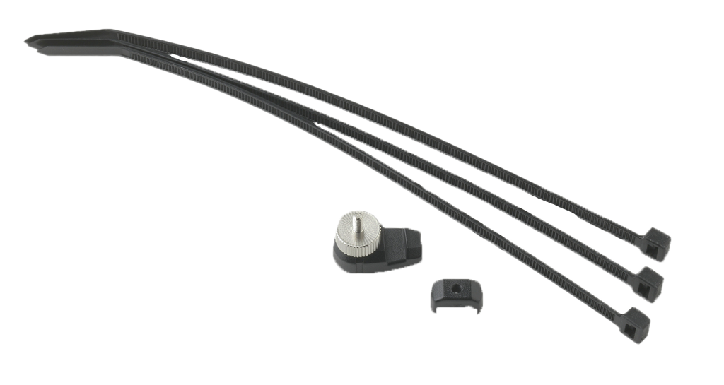 Garmin Speed/Cadence Sensor replacement parts kit (010-10729-00) with mounting hardware and three straps
