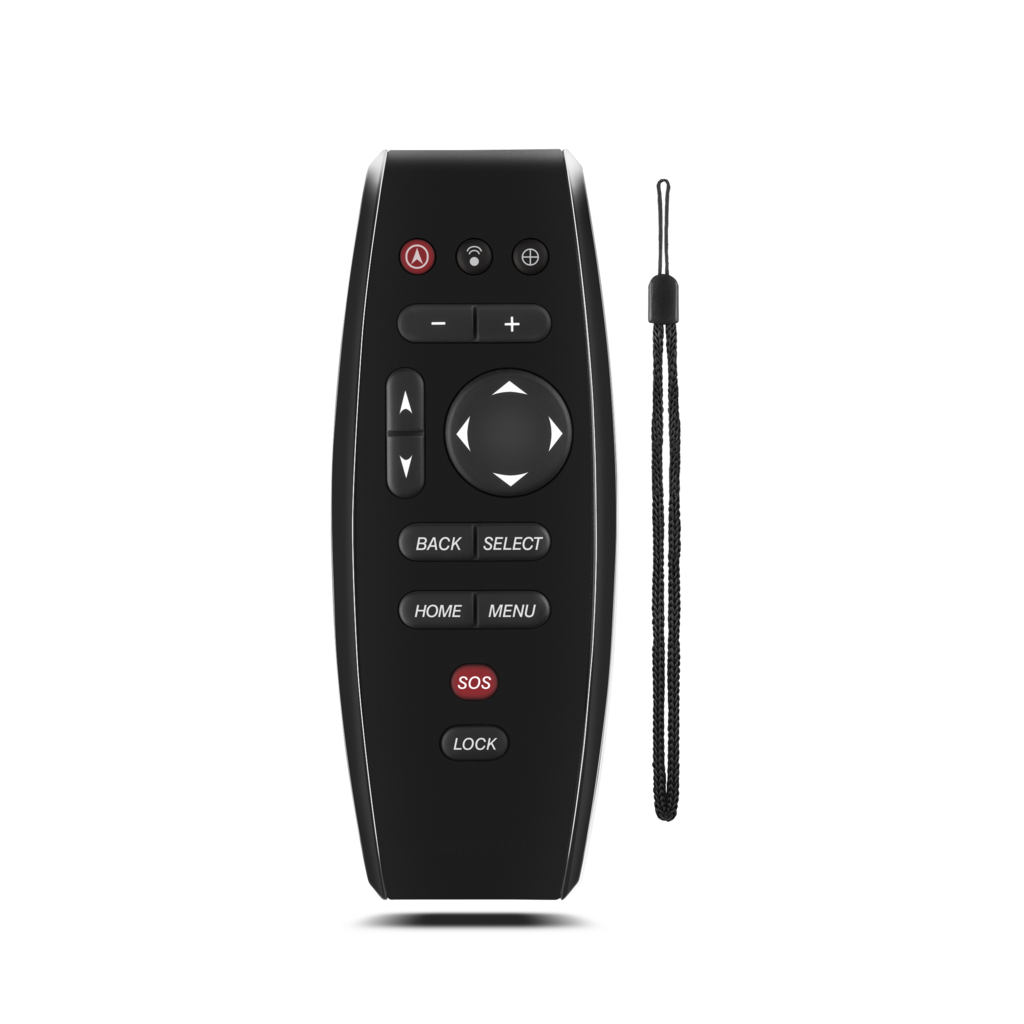 Garmin wireless remote control for GPSMAP 74xx/76xx, black with wrist strap