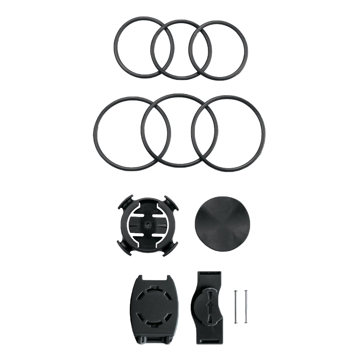 Garmin Quick Release Kit for Forerunner Series - black mounting hardware with O-rings and adapters