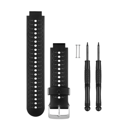 Garmin Black and Gray Silicone Watch Bands (010-11251-86) by Garmin