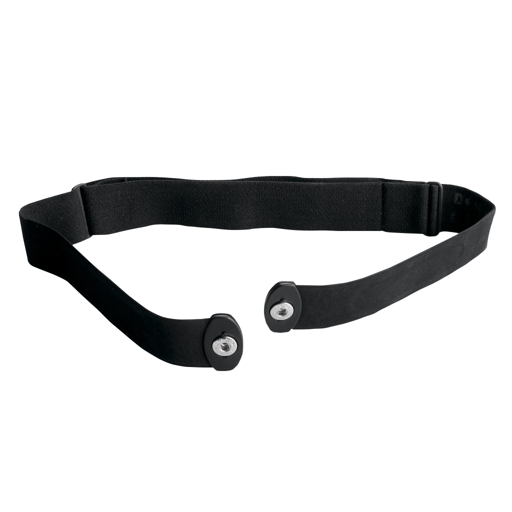 Garmin soft strap with electrodes, black fabric heart-rate monitor band