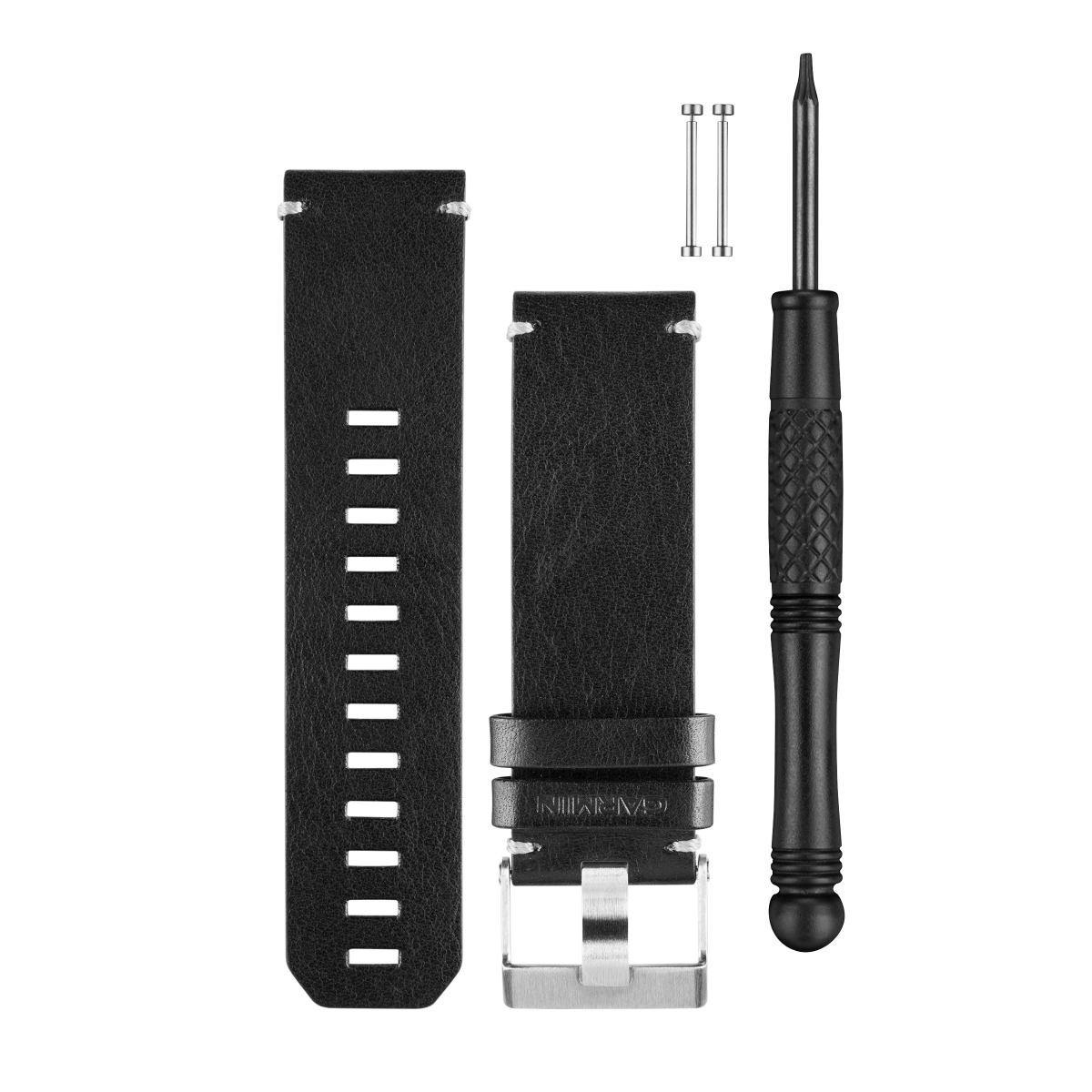 Garmin Black Leather Watch Band (010-12168-29) by Garmin