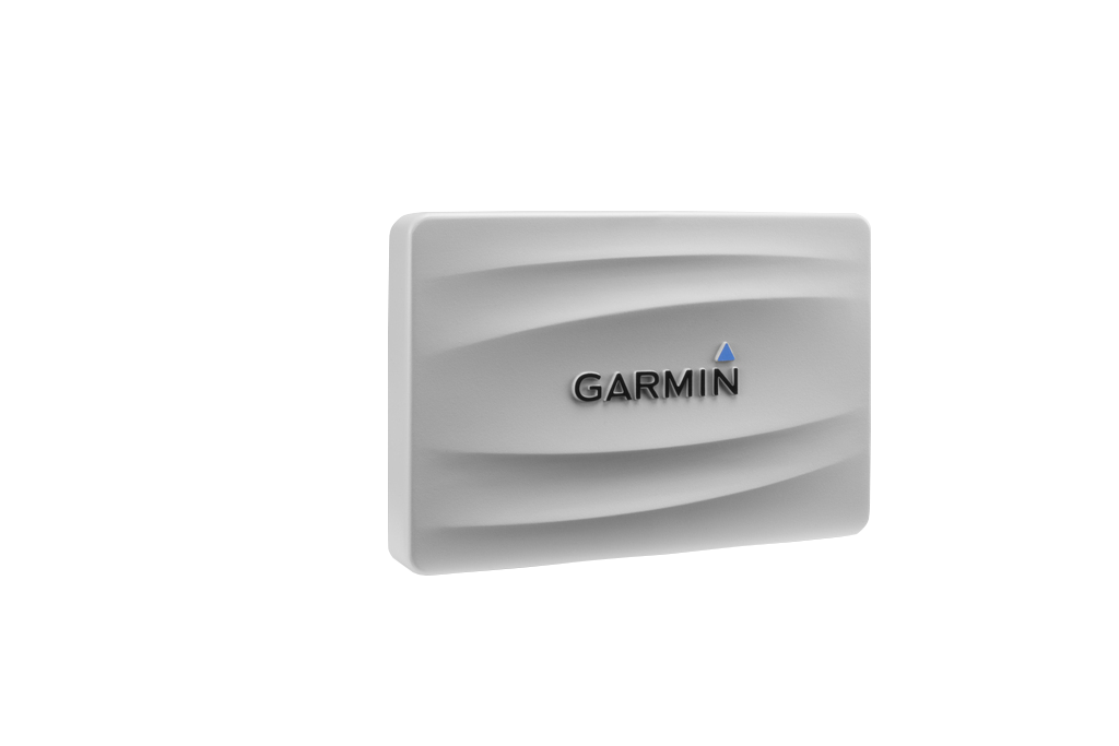 Garmin protective cover for GNX 120, light gray molded plastic with Garmin logo