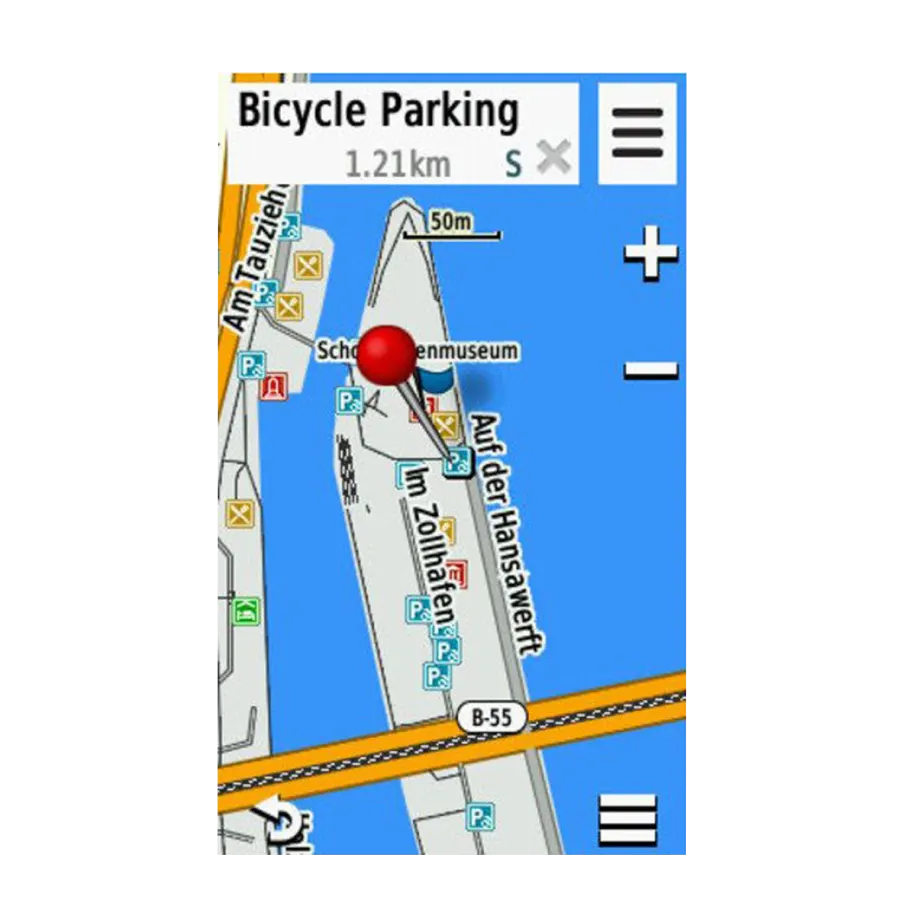 Garmin Cycle Map Europe microSD card for GPS navigation; Garmin map data