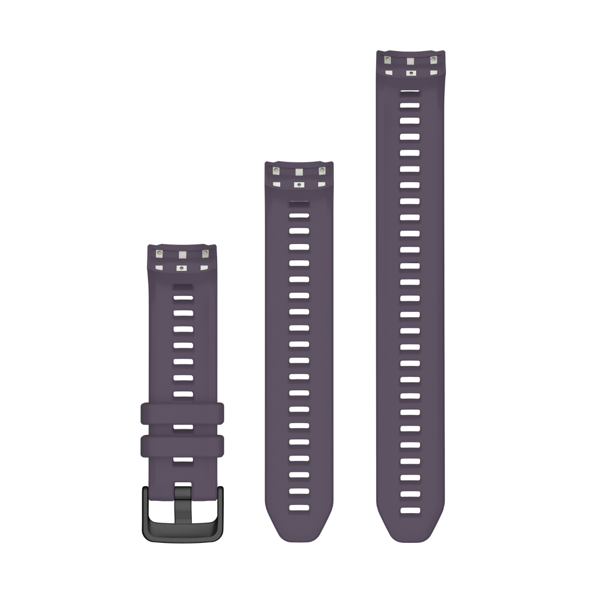Garmin 20mm watch bands, Deep Orchid; 3-piece purple bands for Garmin watches (010-13104-17)