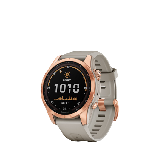 Garmin fenix 7S Solar - Rose Gold with Light Sand Band (010-02539-10) by Garmin
