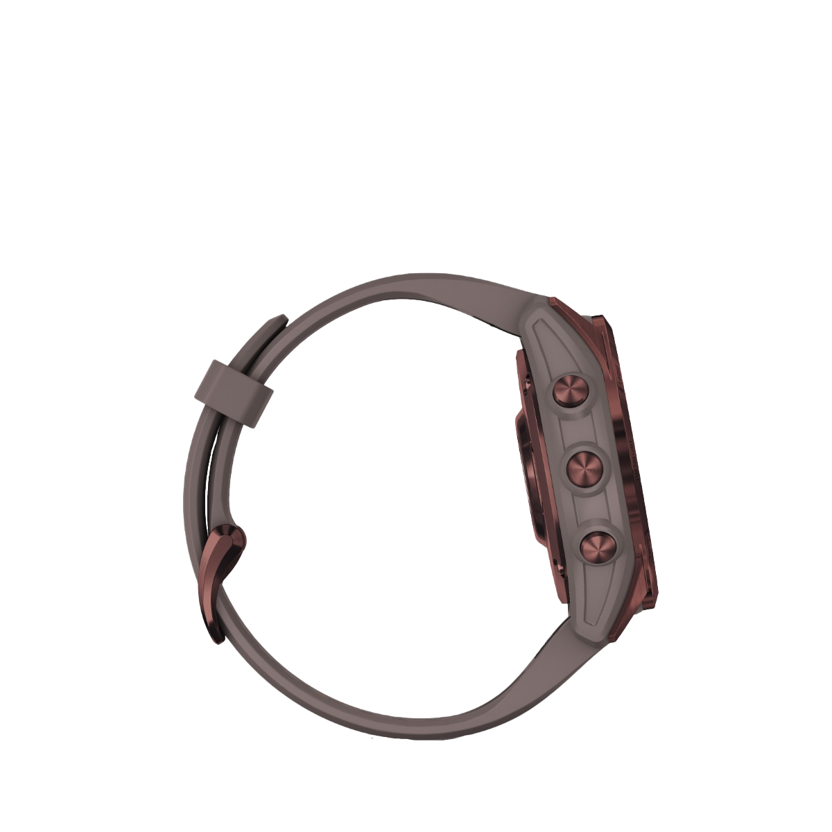 Garmin fenix 7S Sapphire Solar - Dark Bronze Titanium with Shale Gray Band (010-02539-28) by Garmin