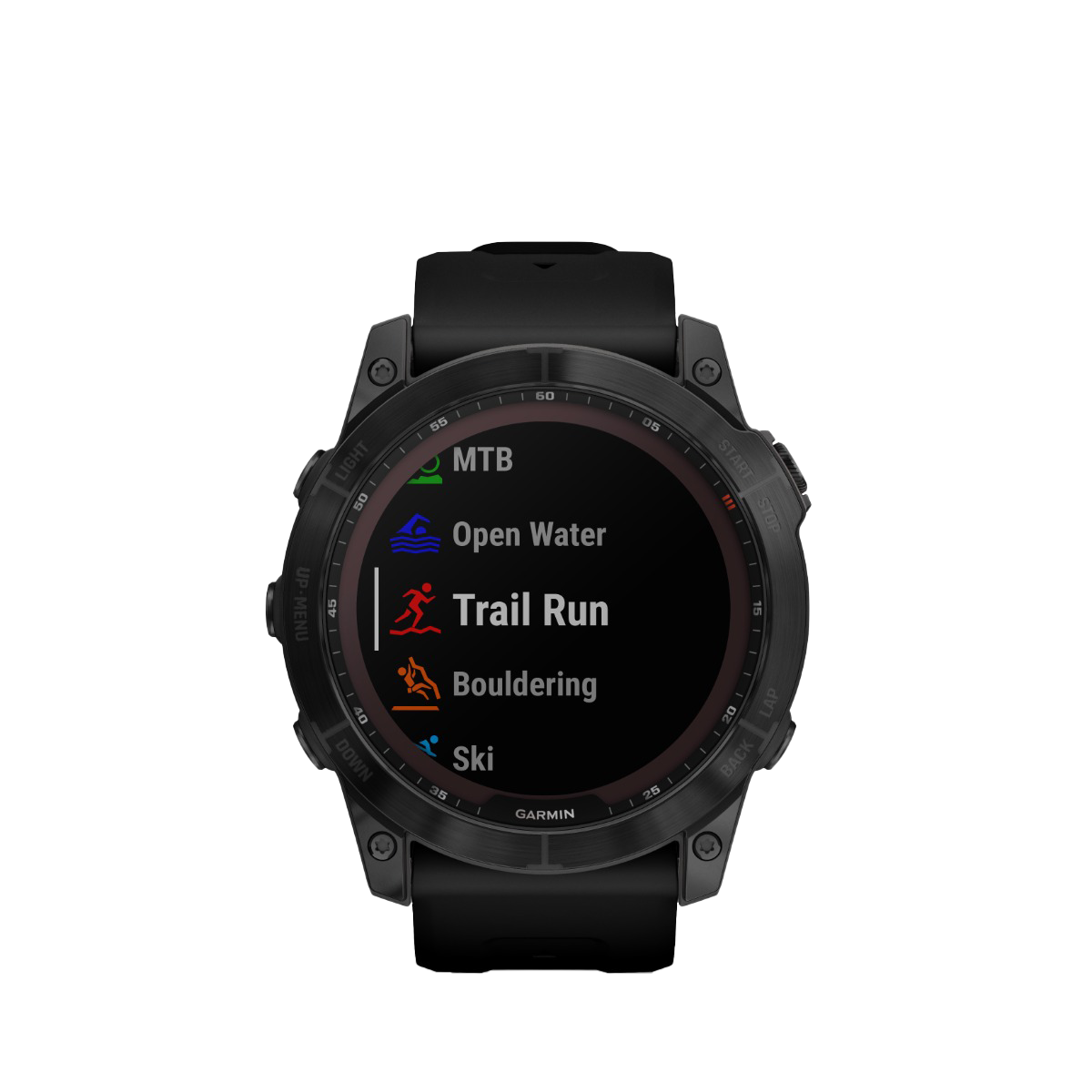 Garmin Fenix 7x Sapphire Solar - Black DLC Titanium with Black Band (010-02541-22) by Garmin