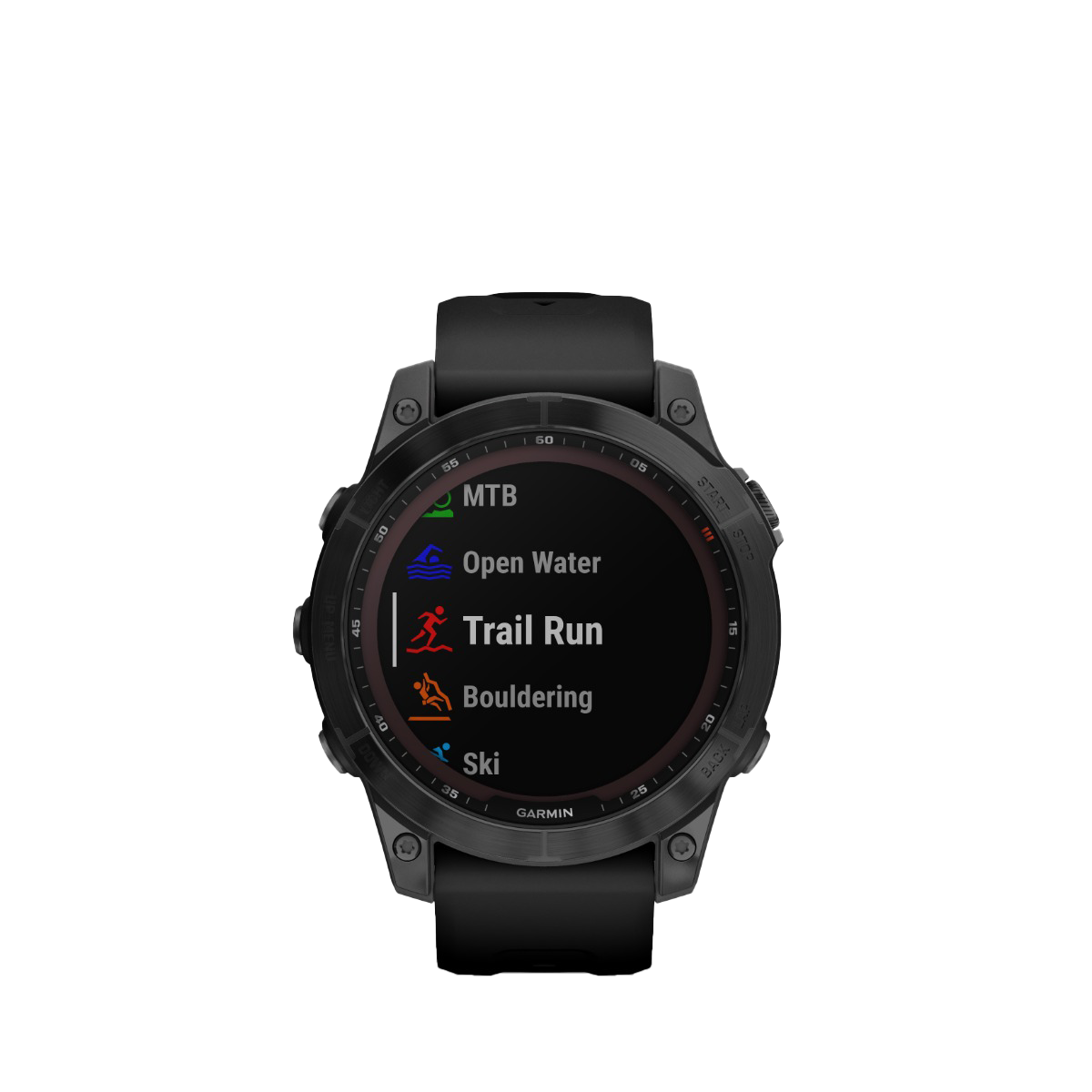 Garmin Fenix 7 Sapphire Solar, Black Titanium with Black Band (Garmin Certified Refurbished) by Garmin