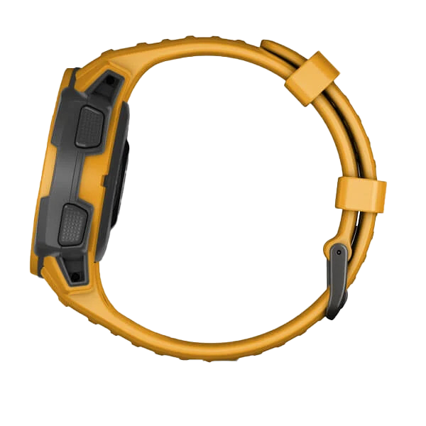 Garmin Instinct Solar smartwatch, Sunburst orange band