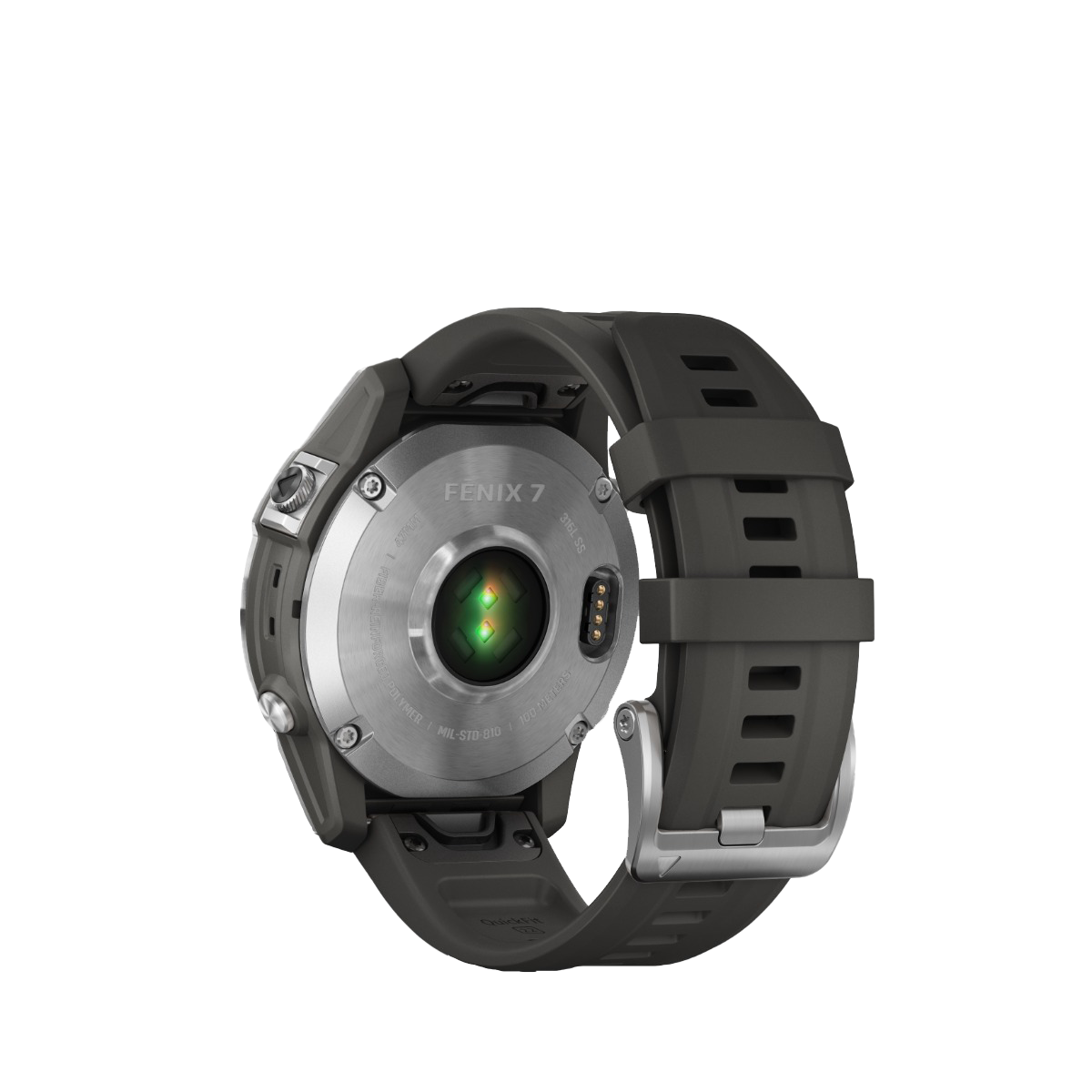 Garmin Fenix 7 Smartwatch, Silver with Graphite Band (Garmin Certified Refurbished) by Garmin