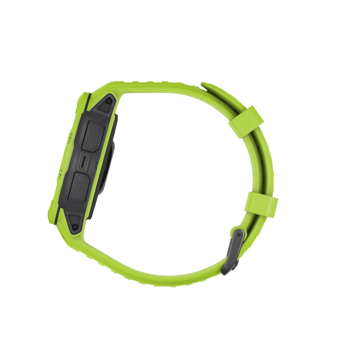 Garmin Instinct 2 smartwatch in Electric Lime with lime-green strap