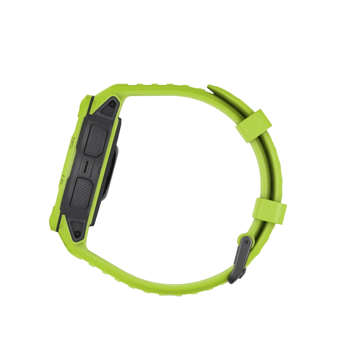Garmin Instinct 2 smartwatch in Electric Lime with lime-green strap