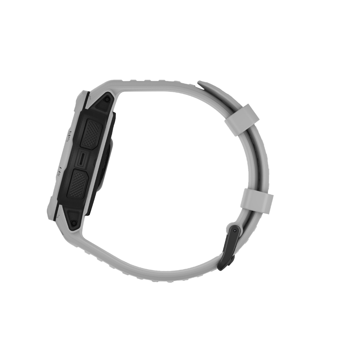 Garmin Instinct 2 Solar smartwatch in Mist Gray with light-gray band