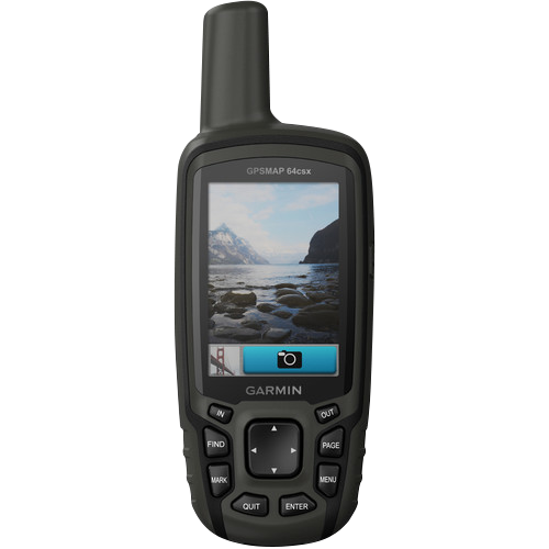 Garmin GPSMAP 64csx handheld GPS with maps, black, certified refurbished