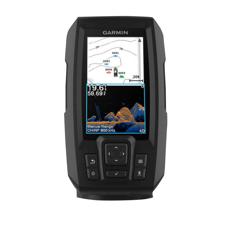 Garmin STRIKER Vivid 4cv fishfinder with GT20‑TM transducer (010-02550-01)