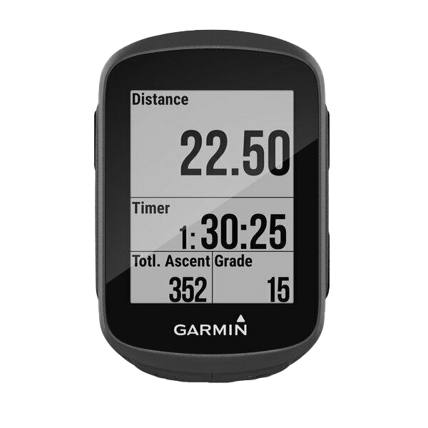 Garmin Edge 130 bicycle computer, black, certified refurbished
