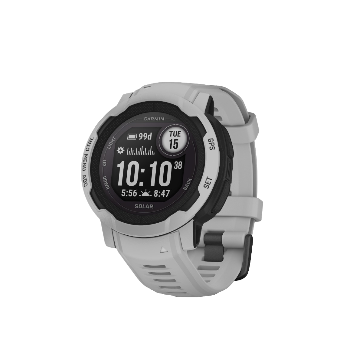 Garmin Instinct 2 Solar, Mist Gray (010-02627-11) by Garmin