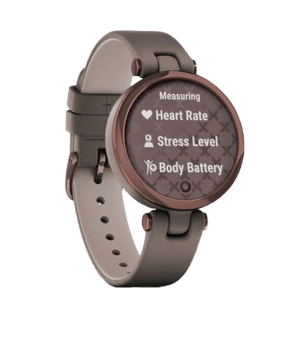 Garmin Lily - Dark Bronze Bezel with Paloma Case and Italian Leather Band (010-02384-A0) by Garmin