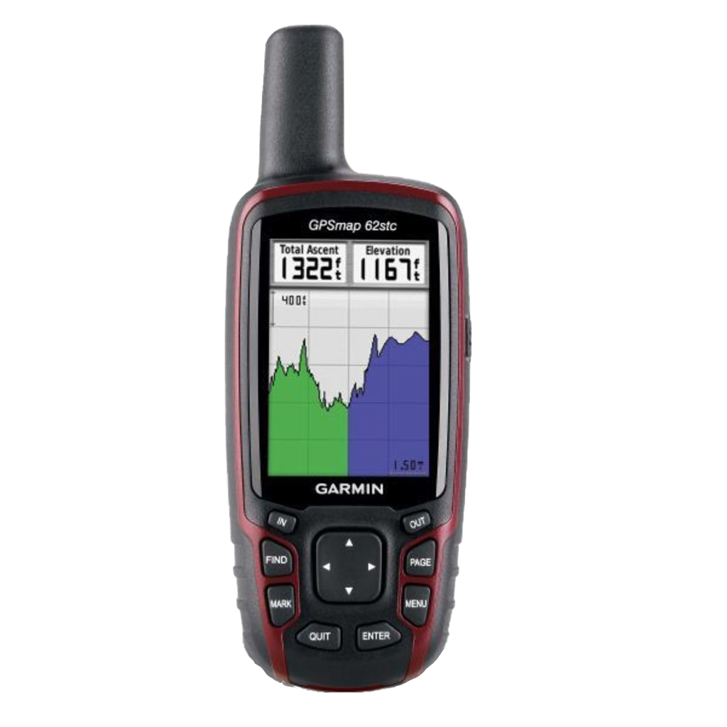 Garmin GPSMAP 62stc, Handheld Outdoor/Trail GPS with TOPO Maps (Garmin Certified Refurbished) by Garmin