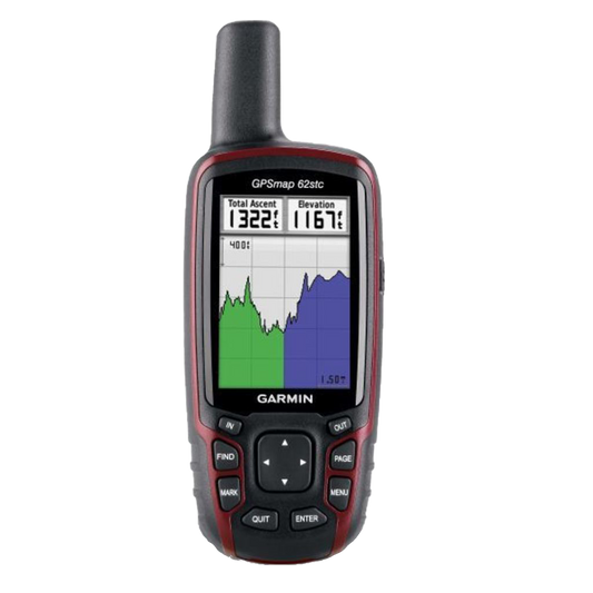 Garmin GPSMAP 62stc, Handheld Outdoor/Trail GPS with TOPO Maps (Garmin Certified Refurbished) by Garmin