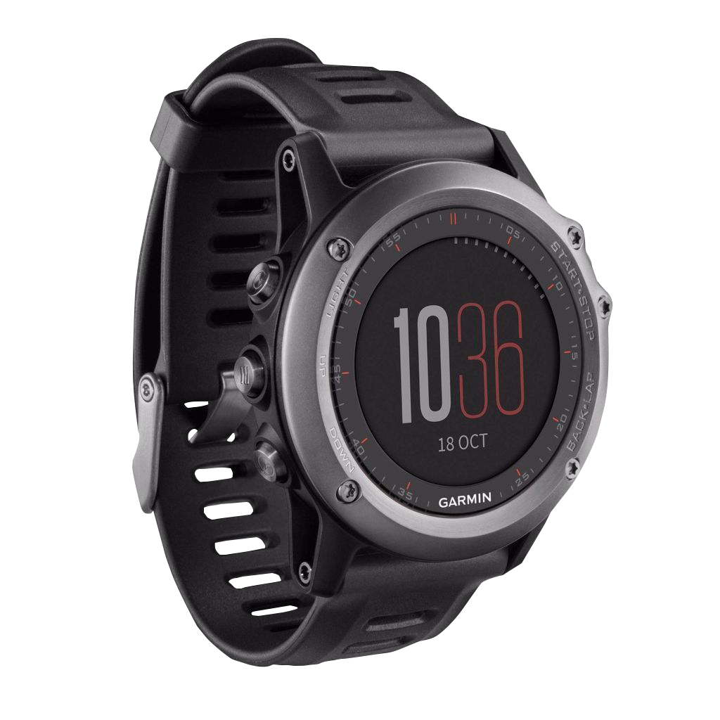Garmin Fenix 3, Gray Bezel with Black Band, GPS Smartwatch (Garmin Certified Refurbished) by Garmin
