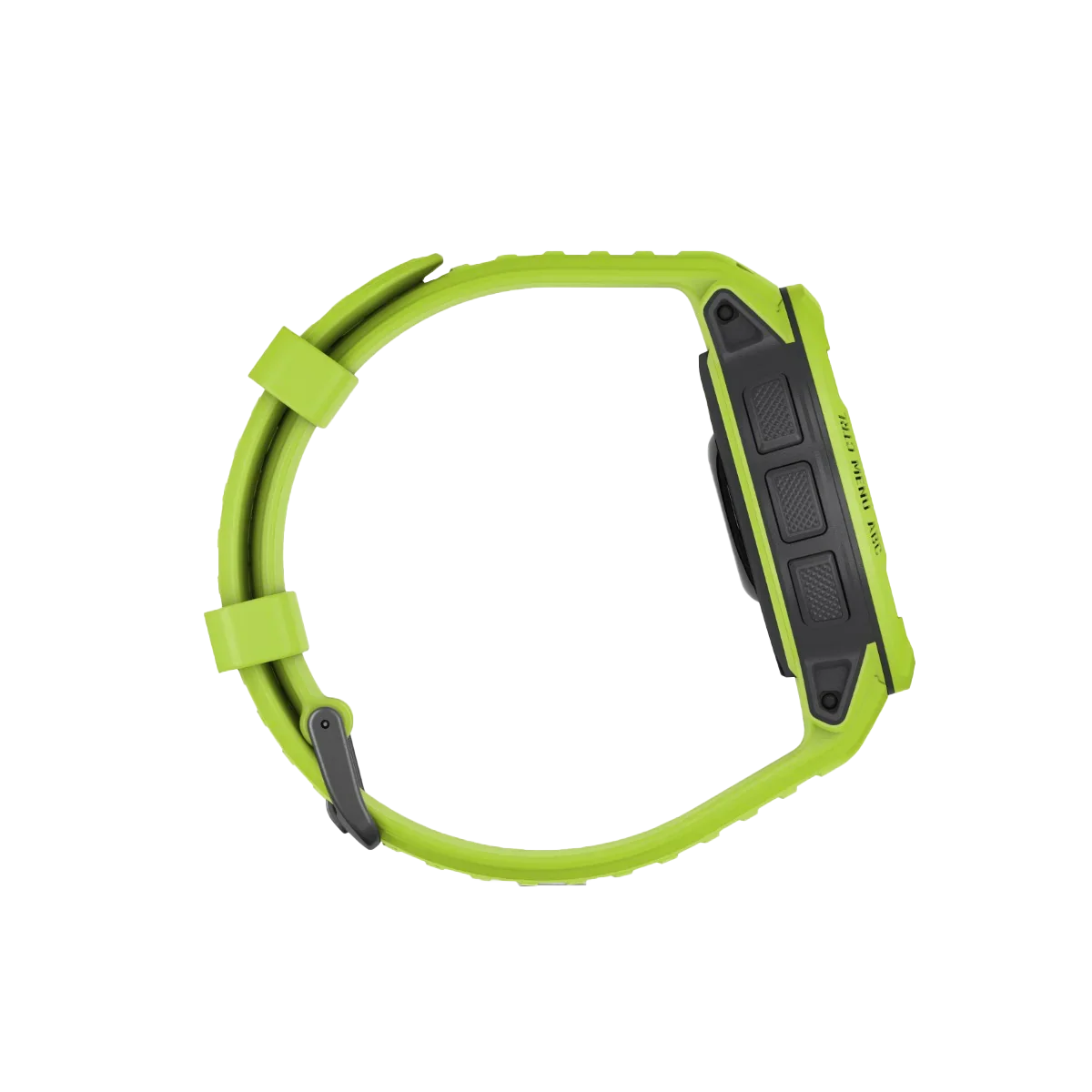 Garmin Instinct 2 smartwatch in Electric Lime with lime-green band