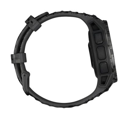 Garmin Instinct Solar, Graphite Camo, Rugged GPS Smartwatch (Garmin Certified Refurbished) by Garmin