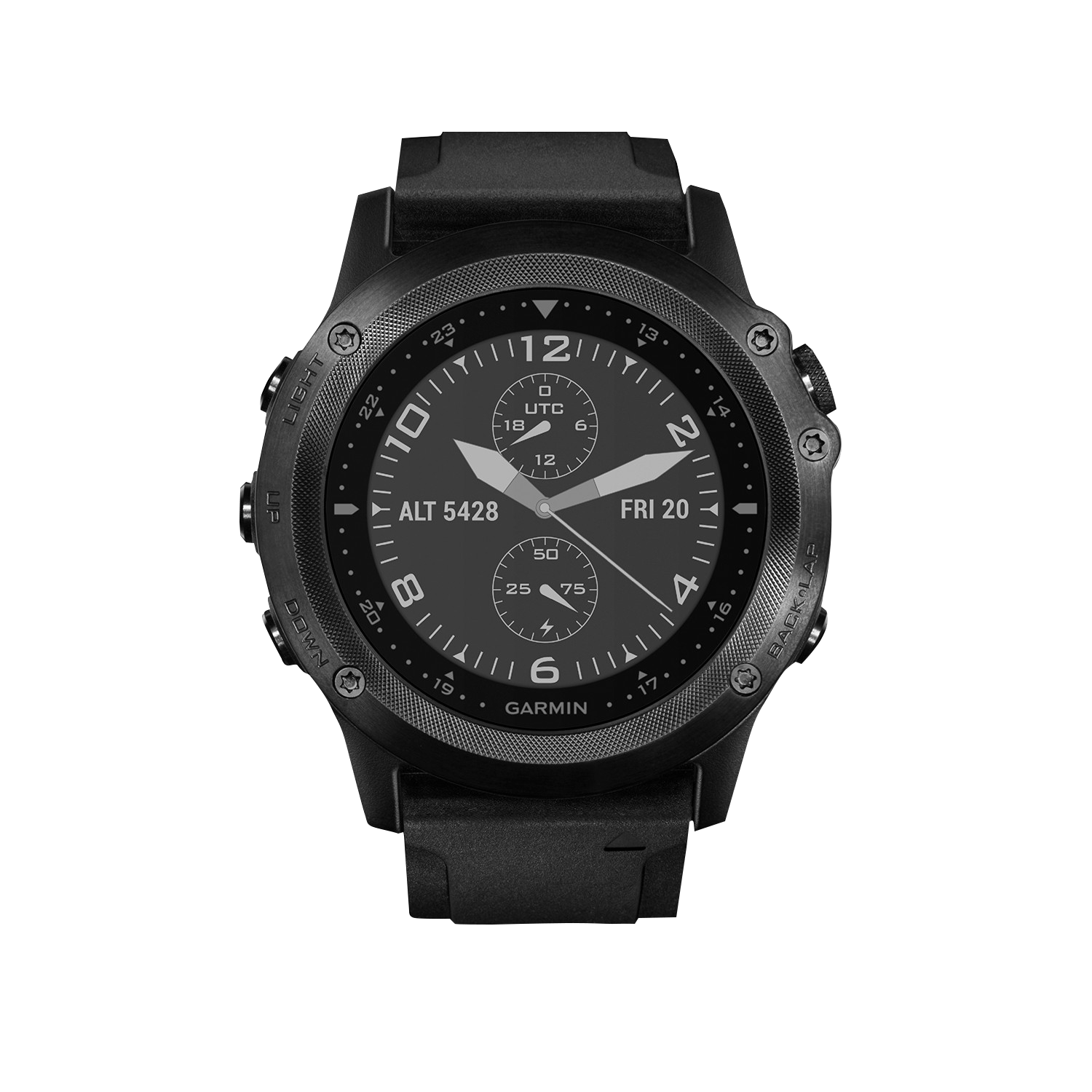 Garmin Tactix Bravo, Black w/ Silicone Band, Rugged GPS Smartwatch (Garmin Certified Refurbished) by Garmin