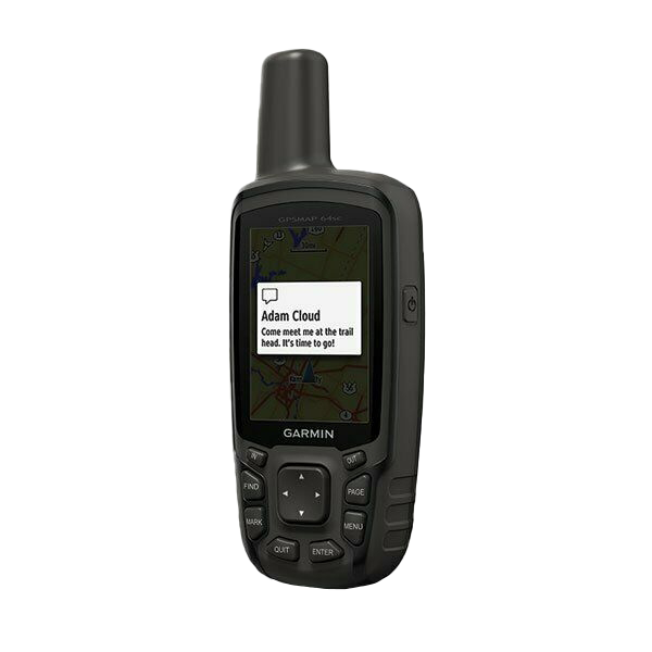 Garmin GPSMAP 64sc handheld GPS with TOPO maps, black, certified refurbished