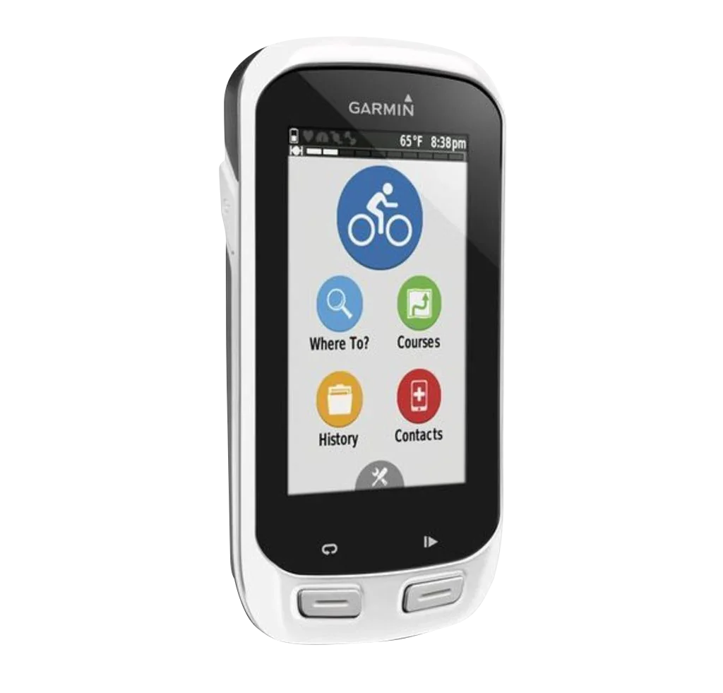 Garmin Edge Explore 1000 bike computer, refurbished, white housing