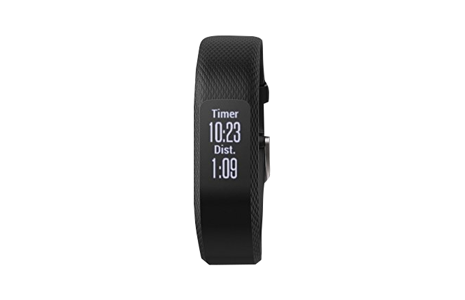 Garmin Vivosmart 3 smartwatch, black large band, certified refurbished