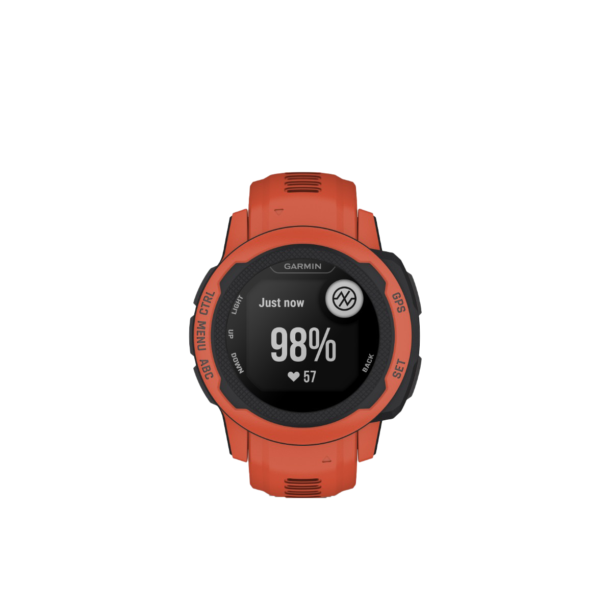 Garmin Instinct 2S Poppy smartwatch, orange, certified refurbished