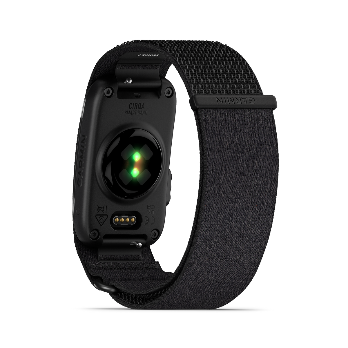 Garmin CIRQA Smart Band, black, S-M size with woven fabric strap