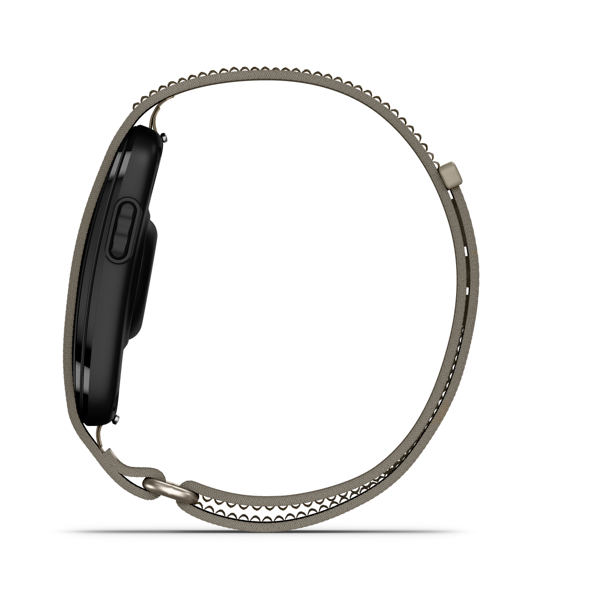Garmin CIRQA Smart Band for Venu watches, French Gray woven strap, size L-XL.
