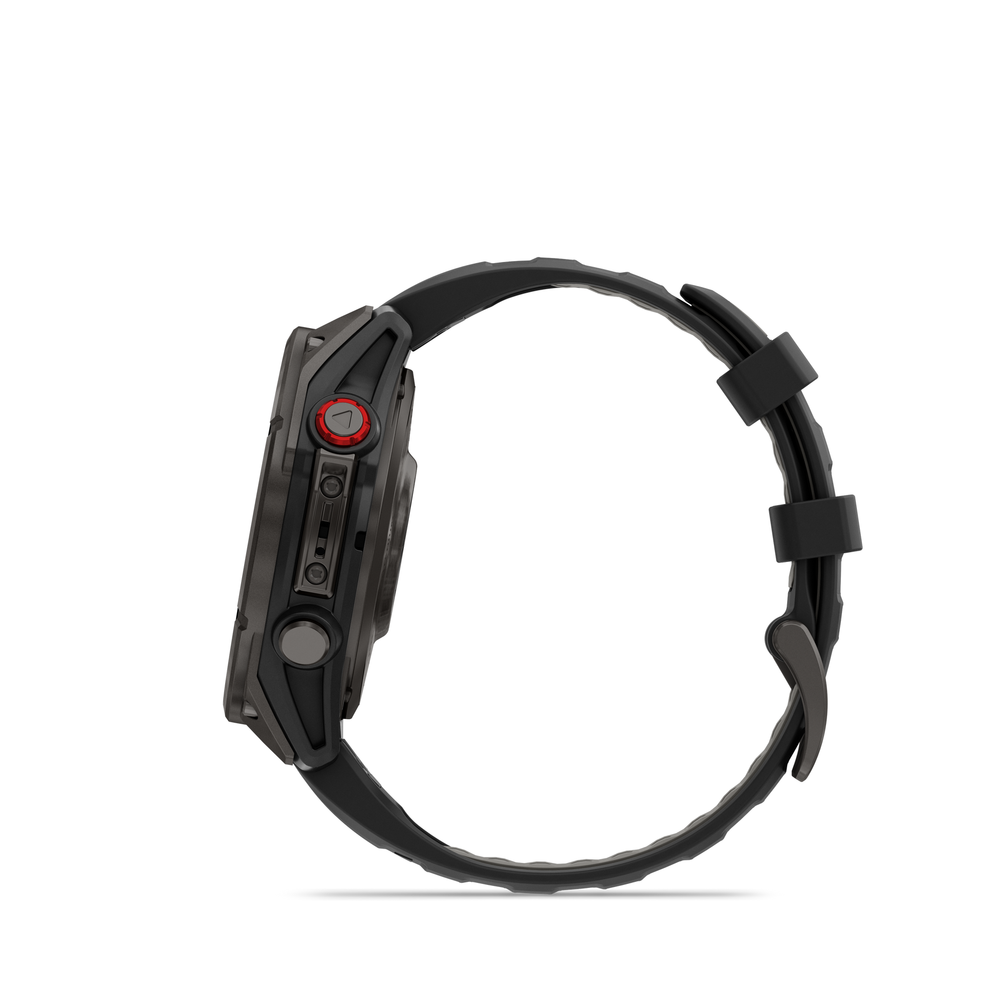 Garmin Fenix 8 Pro, 51 mm, AMOLED, Sapphire, Carbon Gray DLC Titanium with Black/Pebble Gray Silicone Band (010-03199-00) by Garmin