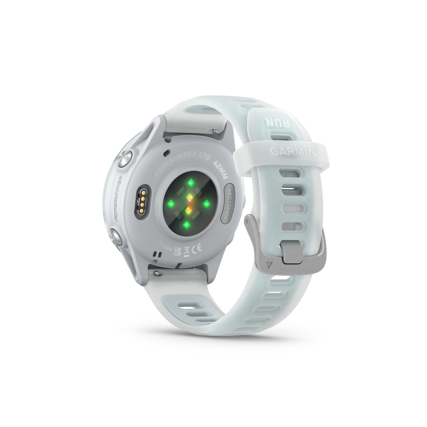 Garmin Forerunner 570 smart watch, 42mm Cloud Blue with Whitestone/Cloud Blue band