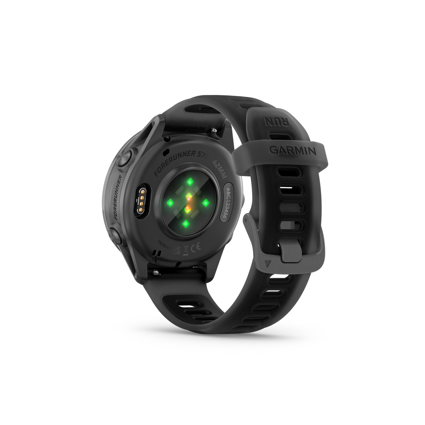 Garmin Forerunner 570 smartwatch, 42mm slate gray case with black band