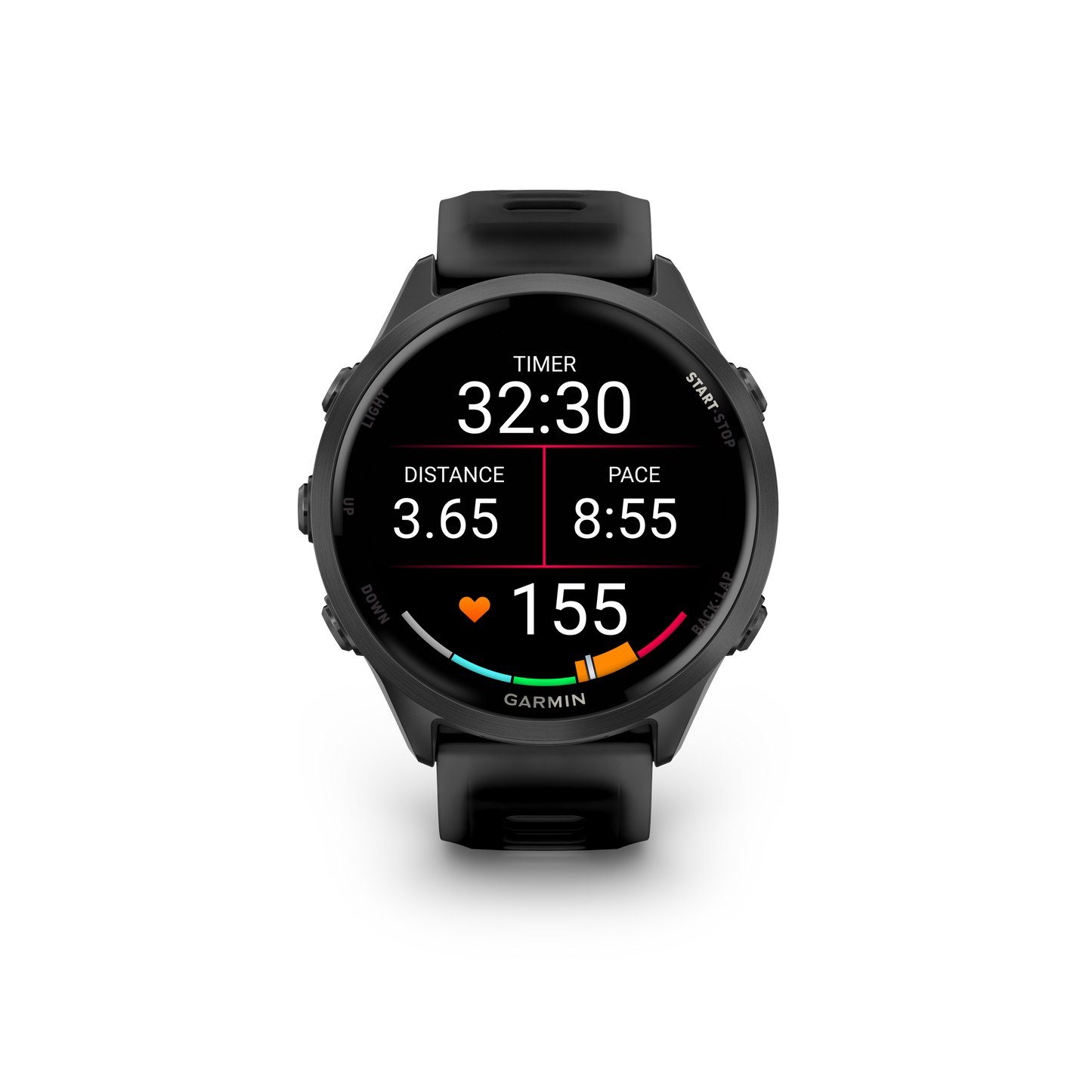 Garmin Forerunner 570 smartwatch, 47mm slate-gray case with black band