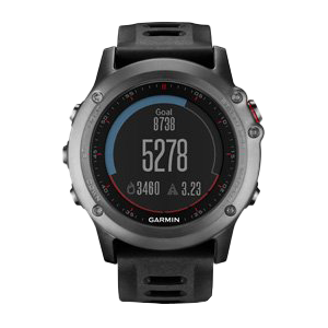 Garmin Fenix 3 gray smartwatch with black band (010-01338-00)