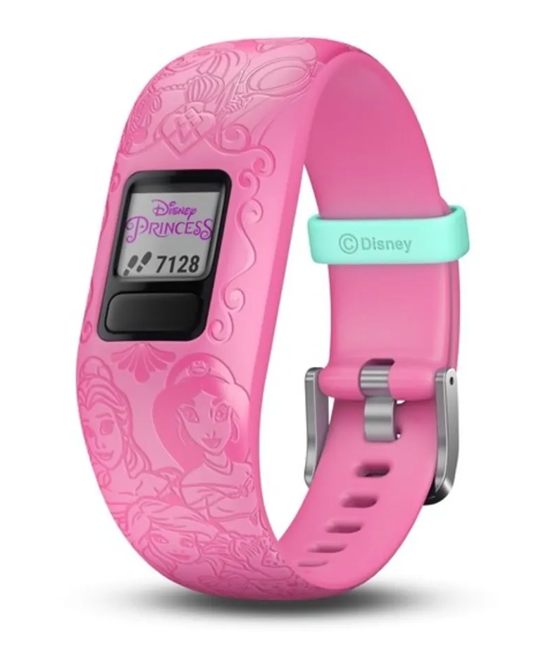 Garmin Vivofit Jr. 2 Disney Princess pink kids activity tracker band