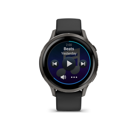 Garmin Venu 4, 45mm, Slate with Black Silicone Band (010-03014-00) by Garmin