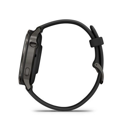 Garmin Venu 4, 45mm, Slate with Black Silicone Band (010-03014-00) by Garmin