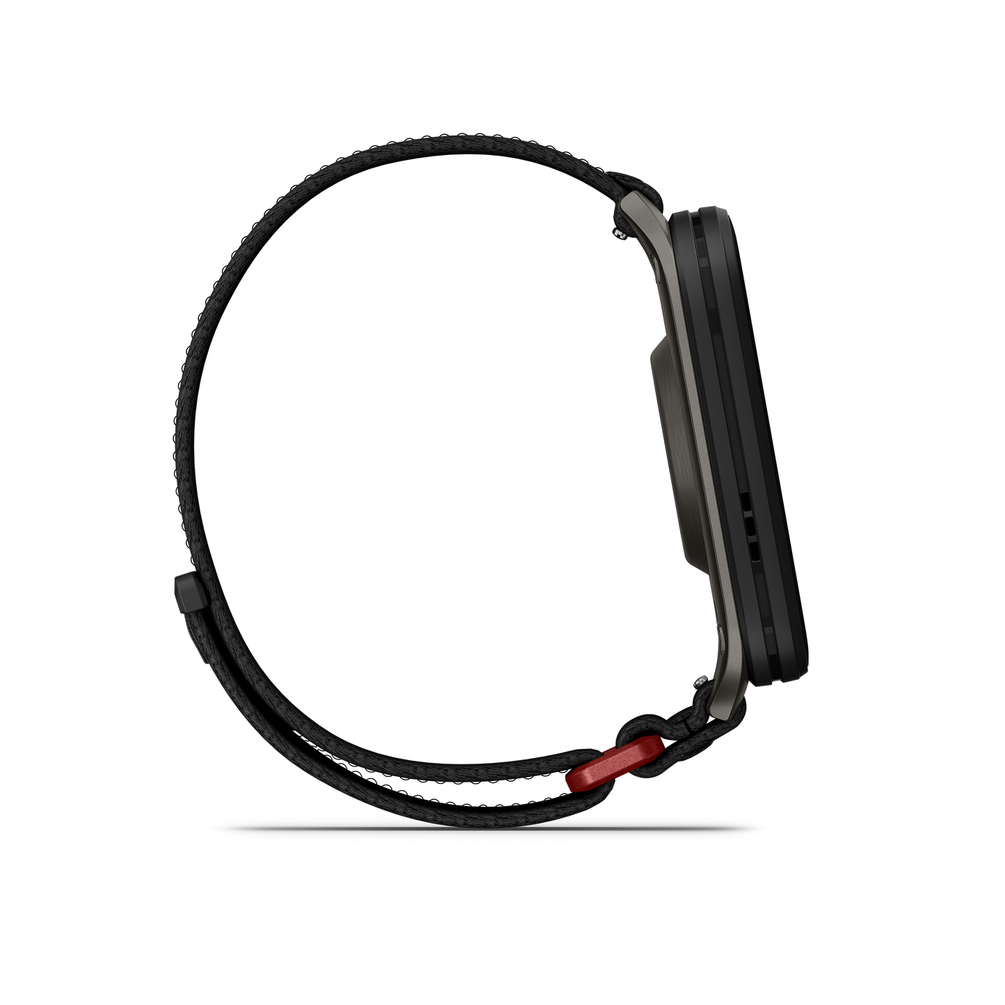 Garmin Venu X1 smartwatch, slate titanium case with black ComfortFit band
