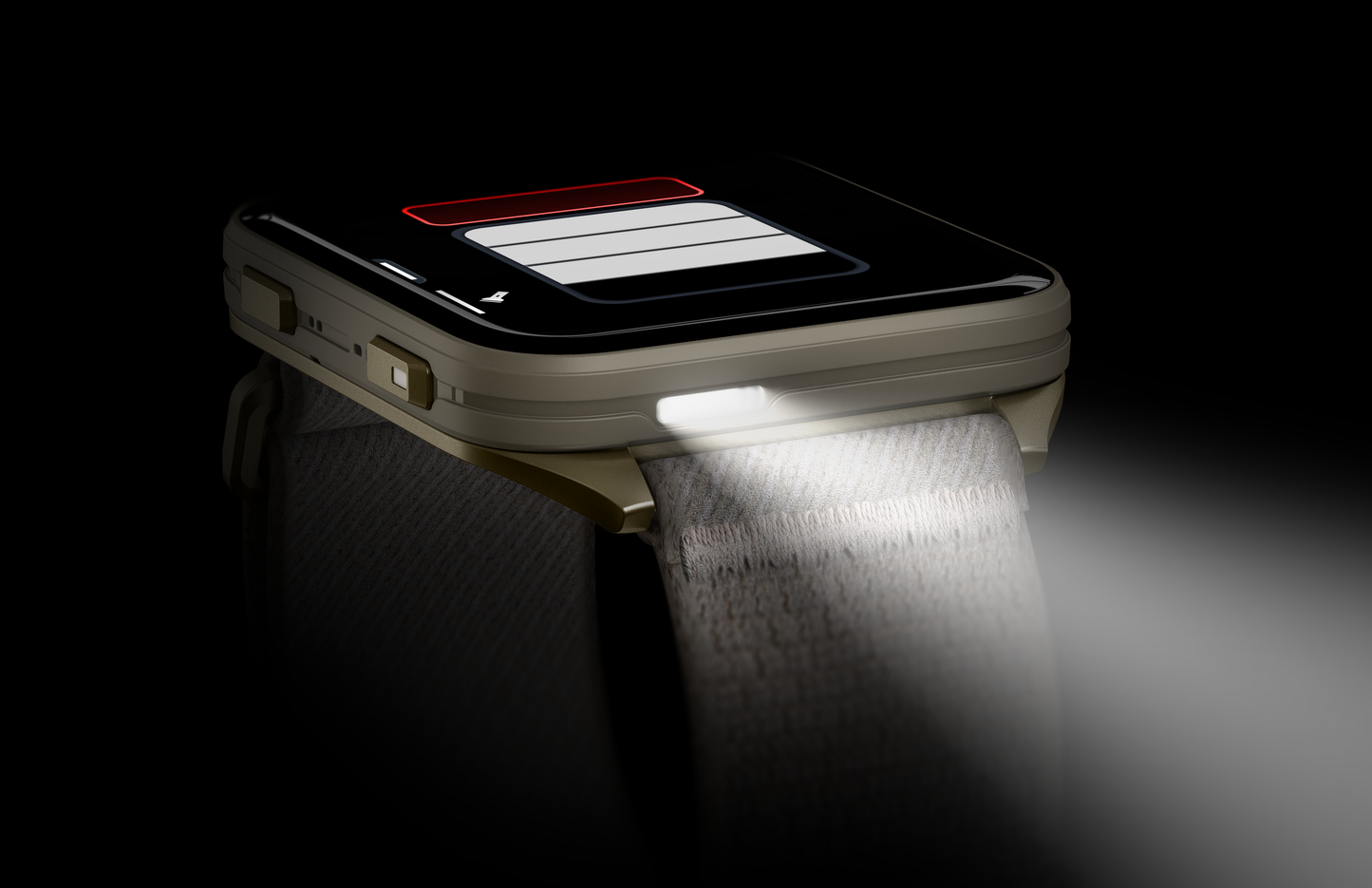 Garmin Venu X1, Soft Gold with Titanium Caseback and French Gray Nylon Band (010-02980-08)