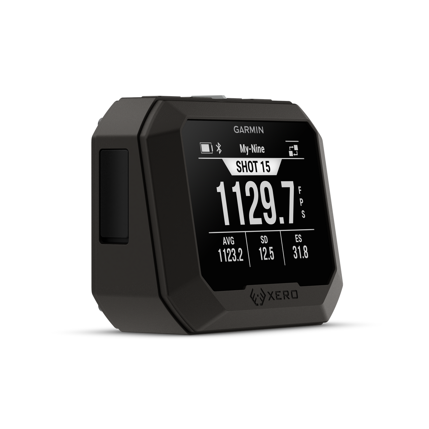 Garmin Xero C2 Chronograph handheld shooter's device, black rugged housing with digital display