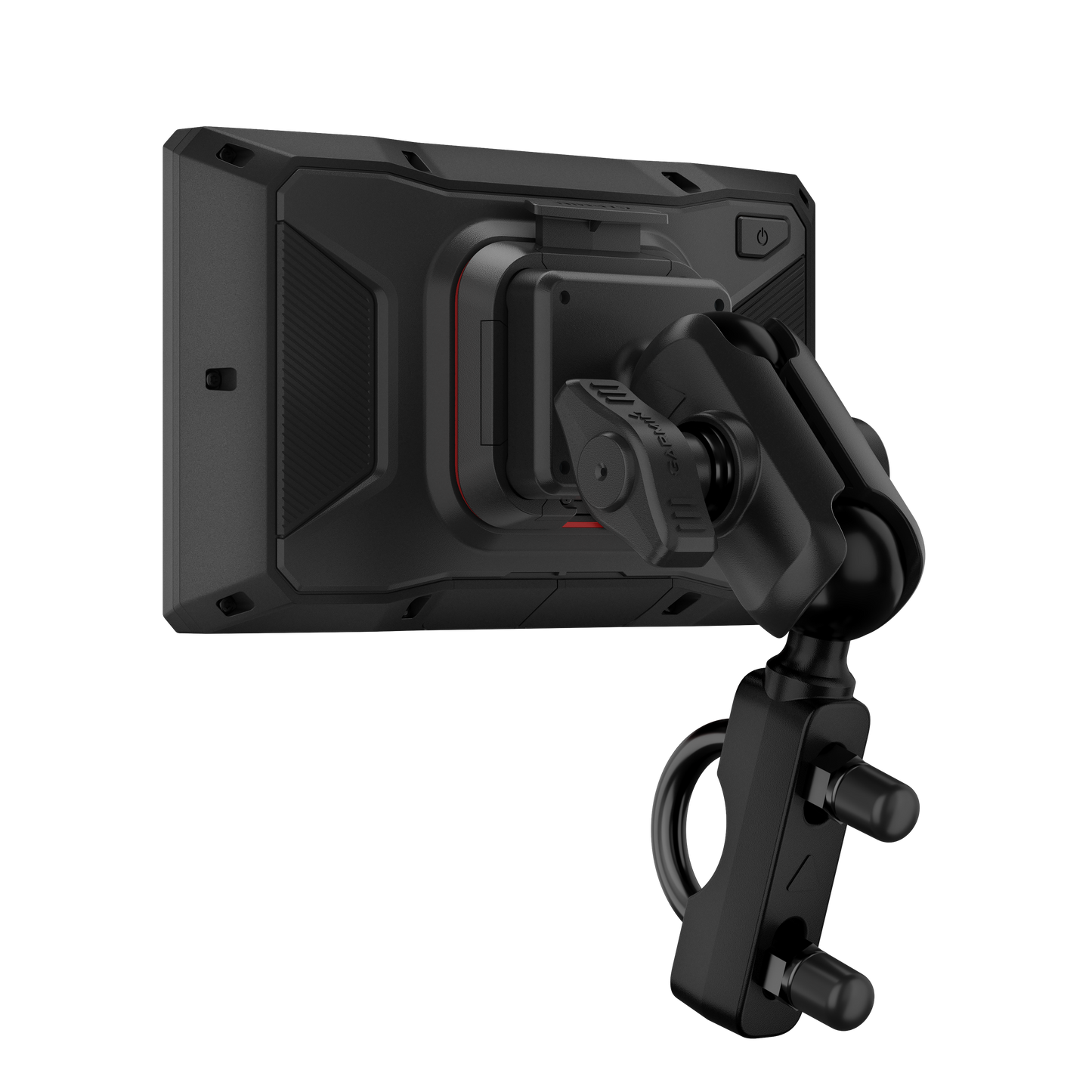 Garmin Zumo XT3 rugged motorcycle GPS navigator with mounting arm