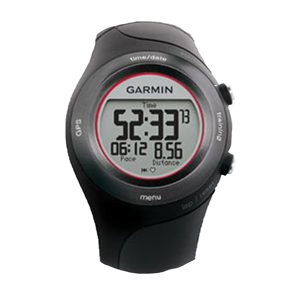 Garmin Forerunner 410 GPS watch with HRM for runners, black band